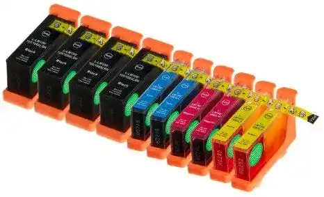 100XL Compatible Ink Cartridge 10-Pack – High-Yield Black & Color Combo Value Set