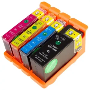 100XL Compatible Ink Cartridge 4-Pack – High-Yield Black & Color Combo Set