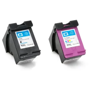 63XL High-Yield Ink Cartridge 2-Pack – Black & Color Combo for Everyday Printing