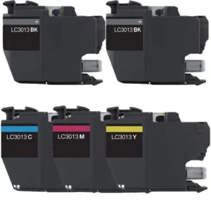 LC3013 Compatible High-Yield Ink Cartridge 5-Pack – Black & Color Combo (Replaces LC3011)